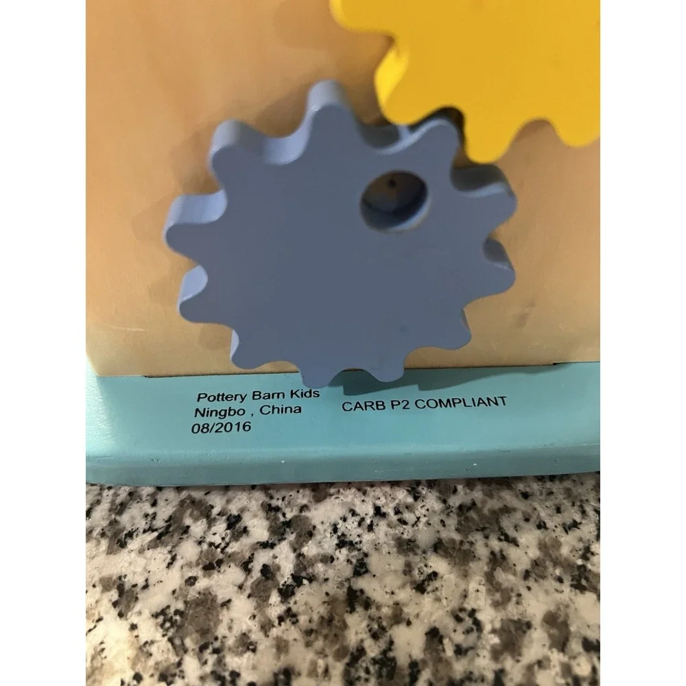 Pottery Barn Kids 3-in-1 Wooden Toy Music Brainsmith‎ Activity Center 2016